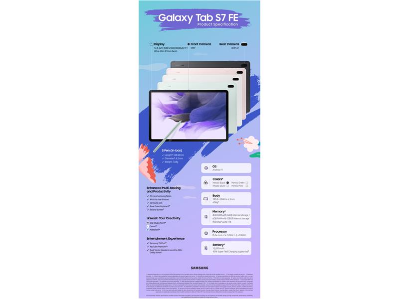 Karşınızda Samsung Galaxy tablet serisinin en yeni üyeleri: Galaxy Tab S7 FE ve Galaxy Tab A7 Lite