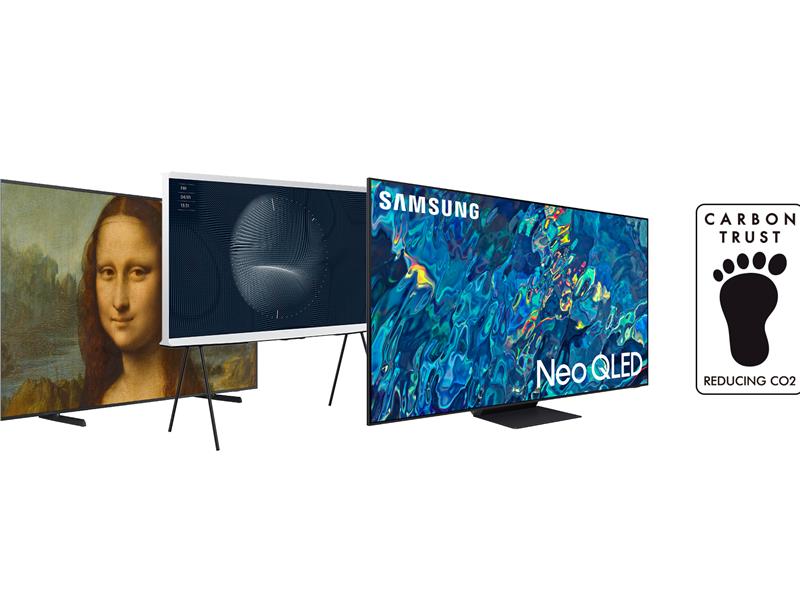Samsung, 2022 model TV’leri ile Düşük Karbon Sertifikası'nın sahibi oldu